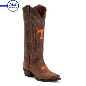 VACCARI BOOTS Mocha Made In Mexico Leather Tennessee Naomi Western Boots